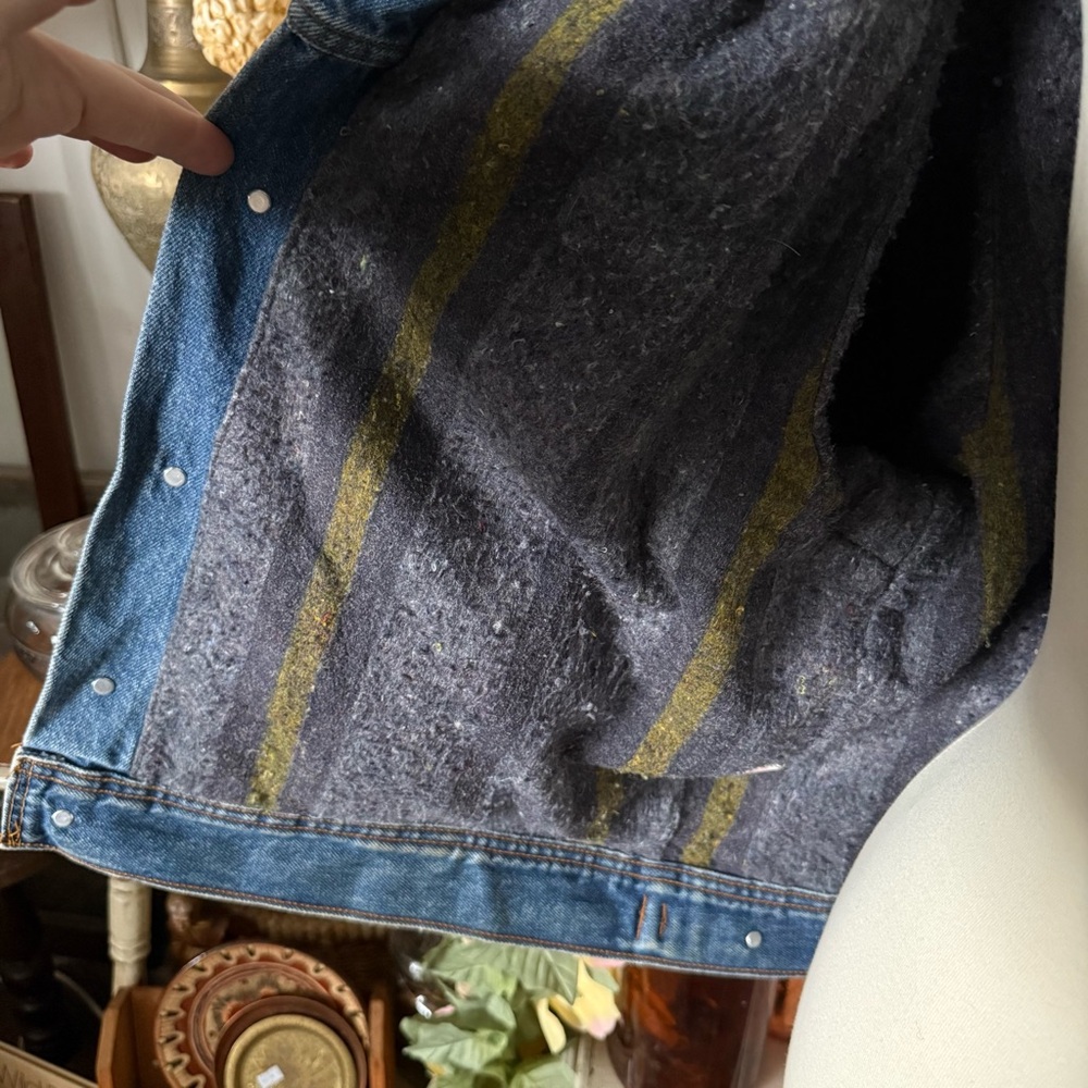 Vintage Denver Hayes Blanket lined Denim Jacket - Picture 5 of 5
